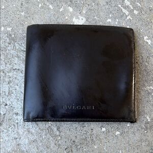 Bvlgari men’s bi fold wallet